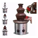 Fonte Cascata Chocolate (3 Andares) Inox