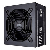 Fonte Cooler Master Mwe 600w, 80 Plus Bronze, Pfc Ativo,novo