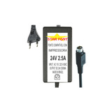 Fonte Dc 24v 2.5a Para Impressora Termica Diebold