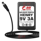 Fonte Dc 9v 3a Pra Relogio De Ponto Henry Prisma Super Fácil