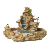 Fonte De Água Imita Pedra Cascata Bege Siena