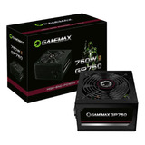 Fonte De Alimentação Gamemax Gp750w 80 Plus Bronze Preto