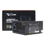 Fonte Duex 600w 80 Plus Bronze Modular - Dx-600fse++ Cor Preto 110v/220v