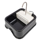 Fonte Furacão Pet Quadrada Black Bivolt 1,5l