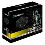 Fonte Gamemax Gm600 Preta 80plus Bronze