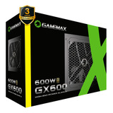 Fonte Gamemax Gx600 600w 80 Plus Gold Pfc Ativo Preta