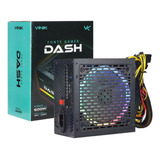 Fonte Gamer Atx 600w Real Vinik Dash Rgb Vfg600pr 110/220v
