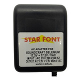 Fonte Mesa Som Selenium Soundcraft Sx802/1202fx Plug 3 Pinos