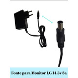 Fonte Todos Modelos LG 14.5v 3a Real Monitor LG Lcd Led