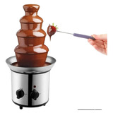 Fonte Torre Cascata De Fondue De Chocolate 4 Andares Inox