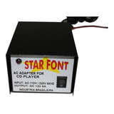 Fonte Transformador Radio Cd Dvd Som De Carro 12v 5a