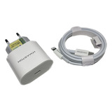 Fonte Usb C 20w + Cabo Compatível iPhone 11 12 13 14 Pro Max