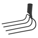 Forcado Rastelo 4 Dentes Curvo Para Feno S/cabo Tramontina