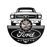 Ford Mustang Hot Rod Muscle Antigo - Relógio De Parede 