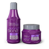 Forever Liss Kit Matizador Platinum Blond Home Care + Brinde