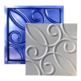 Forma 3d Cimento/gesso Zafira Abs Azul 29x29 Cm Lindíssimo