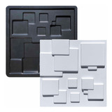Forma 3d Gesso E Cimento Abs 1.5mm - Mosaico Liso 50 X 50 Cm