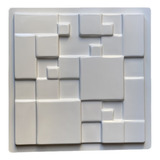 Forma 3d Mosaico Liso 29x29 Abs 1,5mm Molde Para Gesso/cimen