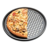 Forma Assadeira Perfurada Pizza Antiaderente 35cm