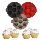 Forma Cupcake Silicone Airfryer 7 Cavidades
