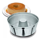 Forma De Buraco Pudim Bolo Em Alumínio N°18 - Kit 10 Pçs
