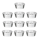 Forma De Buraco Pudim Bolo Em Alumínio N°18 - Kit 260 Pçs