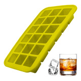 Forma De Gelo Em Silicone 18 Cavidades Flexível Bar Whisky
