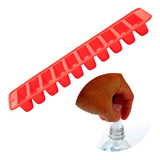 Forma De Gelo Palito 10 Cavas Silicone Freezer Garrafinhas