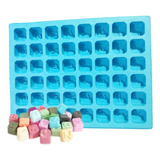 Forma De Silicone Sabonete Alfabeto/números
