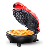 Forma De Waffle Elétrica Mini Formato Clássico Redonda