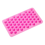 Forma Em Silicone Mini Coração 55