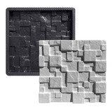 Forma Gesso E Cimento Abs Resistente Placa 3d Mosaico 29x29