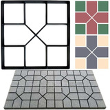 Forma Molde Piso Calçada Jardim C/manual -easy Piso Modelo