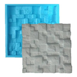 Forma Molde Silicone Gesso Placa 3d - Mosaico Tomé 28x28