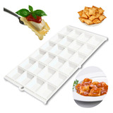 Forma Para Mini Pastel Vento Recheado Ravioli 24 Cavidades Cor Branco