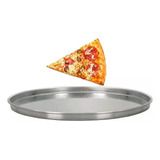 Forma Para Pizza Aluminio Borda Reforçada