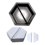 Forma Sextavada Com Divisória 20x10x06cm Plástica - 2 Peças