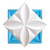 Forma Silicone Placas Gesso Cimento 3d - Floral 29x29