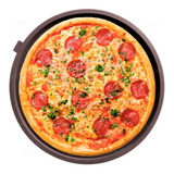 Forma Tapete E Folha Para Pizza Assadeira De Silicone 34cm