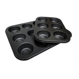 Formas Cupcake Antiaderente 6 E 12 Cavidades Pão De Queijo