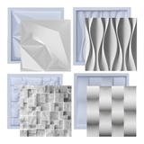 Formas De Gesso 3d Cimento Molde Plástico Abs Placa Parede
