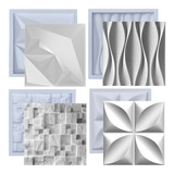 Formas Molde De Gesso 3d Cimento Abs Fdg Placa Plástico Kit