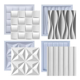 Formas Molde Pra Gesso 3d Cimento Abs Plástico Pra Placa 3d