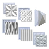 Formas Moldes Gesso 3d E Placas Cimentícias Kit Abs Plástico