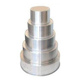Formas Redondas Altas Conjunto Com 5 Peças-10cm De Altura