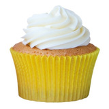 Forminhas Papel Cupcake Amarelo Nº0 Forneável Mago 90 Unid