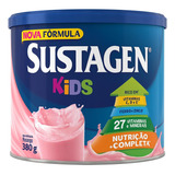 Fórmula Infantil Em Pó Mead Johnson Sustagen . Sabor Morango En Lata De 3 De 380g A Partir Dos 3 Anos