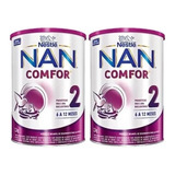 Fórmula Infantil Em Pó Nan Comfor 2 Nestlé 1,2kg Kit C/2