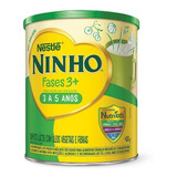 Fórmula Infantil Em Pó Nestlé Ninho Fases 3+ En Lata X 3 Unidades De 400g - 3 A 5 Anos