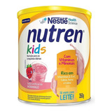 Fórmula Infantil Em Pó Nestlé Nutren Kids Sabor Morango En Lata De 1 De 350g - 4  A 6 Anos